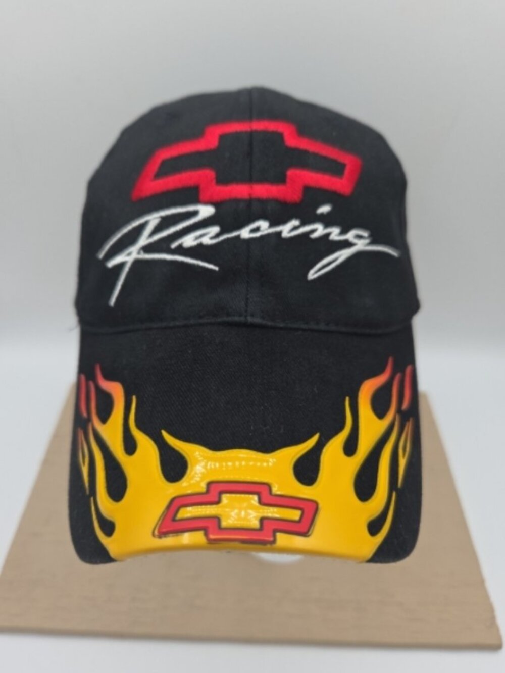 Chevrolet Racing Flames Bowtie Strapback Hat